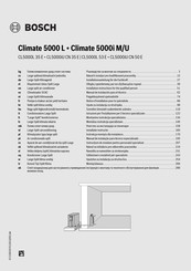 Bosch CL5000iU W 26 E Installationsanleitung