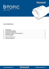Südmetall U-TOPIC Bedienungsanleitung