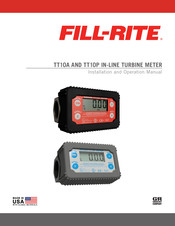 FILL-RITE TT10A Betriebs- Und Sicherheitsanleitung