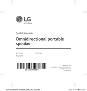 Lg XO3QBK Einfache Anleitung