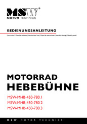 MSW Motor Technics EX10060320 Bedienungsanleitung