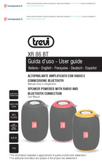 Trevi XR 86 BT Bedienungsanleitung