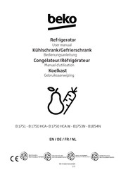 Beko B1854N Bedienungsanleitung