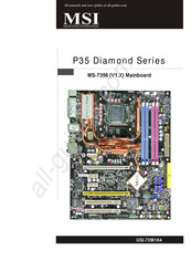 MSI P35 Diamond Serie Benutzerhandbuch