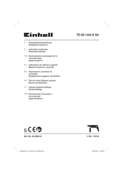 EINHELL 42.598.44 Originalbetriebsanleitung