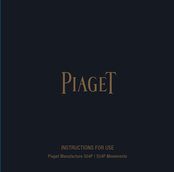 Piaget 504P Bedienungsanleitung