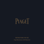 Piaget 450P Bedienungsanleitung
