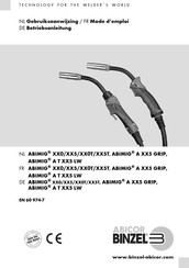 Abicor Binzel ABIMIG A XX5 GRIP Series Betriebsanleitung