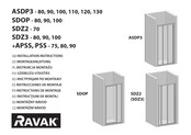 RAVAK +APSS 80 Montageanleitung
