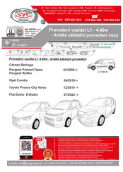 SVC GROUP VTZ 001-229 Montageanleitung