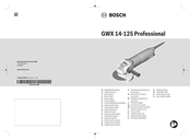 Bosch GWX 14-125 Professional Originalbetriebsanleitung
