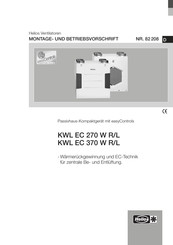 Helios KWL EC 370 W ET R Montage- Und Betriebsvorschrift