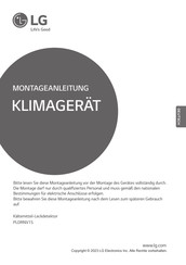 LG PLDRNV1S Montageanleitung