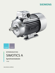 Siemens SIMOTICS A 1FU9 Betriebsanleitung