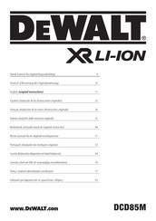 DeWalt DCD85M Originalanweisung