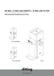 DITTING K 804 LAB SWEET Bedienungsanleitung