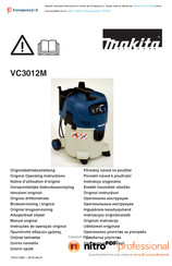 Makita VC3012M Originalbetriebsanleitung