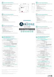 Airzone AZAI6KNXDA0 Kurzanleitung