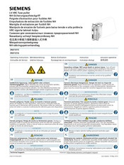 Siemens 3NX1015 Betriebsanleitung