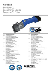 Aesculap Econom CL Fitter Gebrauchsanweisung/Technische Beschreibung