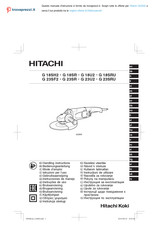 Hitachi G 18SRU Bedienungsanleitung
