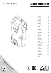 Kärcher K 2.199 Bedienungsanleitung