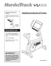 NordicTrack NTEX12921-INT.1 Gebrauchsanleitung