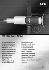 AEG B4-1050 Super Torque Gebrauchsanleitung