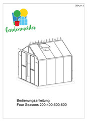 Gardenmeister Four Seasons 200 Bedienungsanleitung