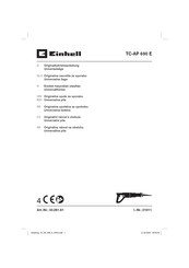 EINHELL 43.261.61 Originalbetriebsanleitung