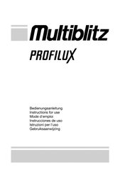 Multiblitz PROFILUX 600 Bedienungsanleitung