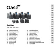 Oase OptiMax 5000 Gebrauchsanleitung