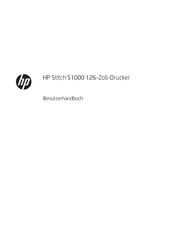 HP Stitch S1000 Benutzerhandbuch