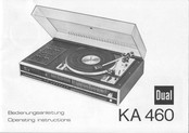 Dual KA 460 Bedienungsanleitung