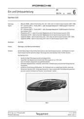 Porsche Dachbox 520 Umbauanleitung