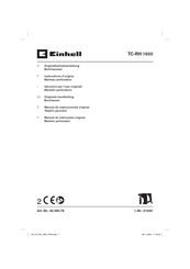 EINHELL 42.584.78 Originalbetriebsanleitung