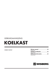 Wisberg WBKK185EW Benutzerinformation