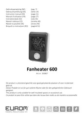 EUROM Fanheater 600 Gebrauchsanleitung