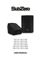 Subzero SZS-C10MA Bedienungsanleitung