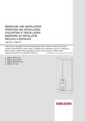 STIEBEL ELTRON DHB-E 18 LCD 25A Bedienung Und Installation