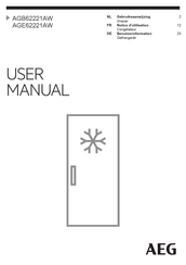 AEG AGB62221AW Benutzerinformation