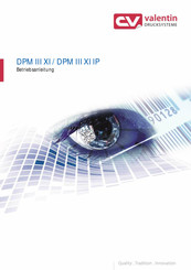 Carl Valentin DPM III XI Betriebsanleitung