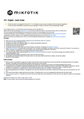MikroTik RB2011UiAS-RM Kurzanleitung