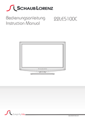 Schaub Lorenz 22LE5100C Bedienungsanleitung