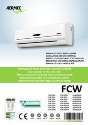 AERMEC FCW 323VN Bedienungs- Und Installationsanleitung