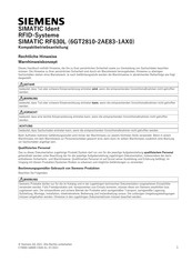 Siemens SIMATIC RF630L Kompaktbetriebsanleitung