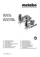 Metabo ST 18 L 90 Originalbetriebsanleitung