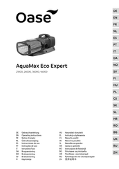 Oase AquaMax Eco Expert 21000 Gebrauchsanleitung