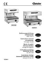 Bartscher 151511 Bedienungsanleitung