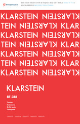 Klarstein 10005176 Bedienungsanleitung